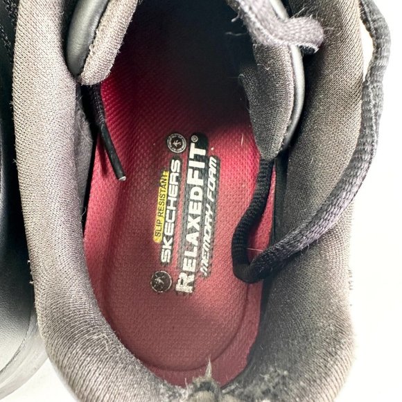 Skechers Work Shoes Womens Size US 9 Black Memory Foam Slip Resistant Light - Picture 12 of 13